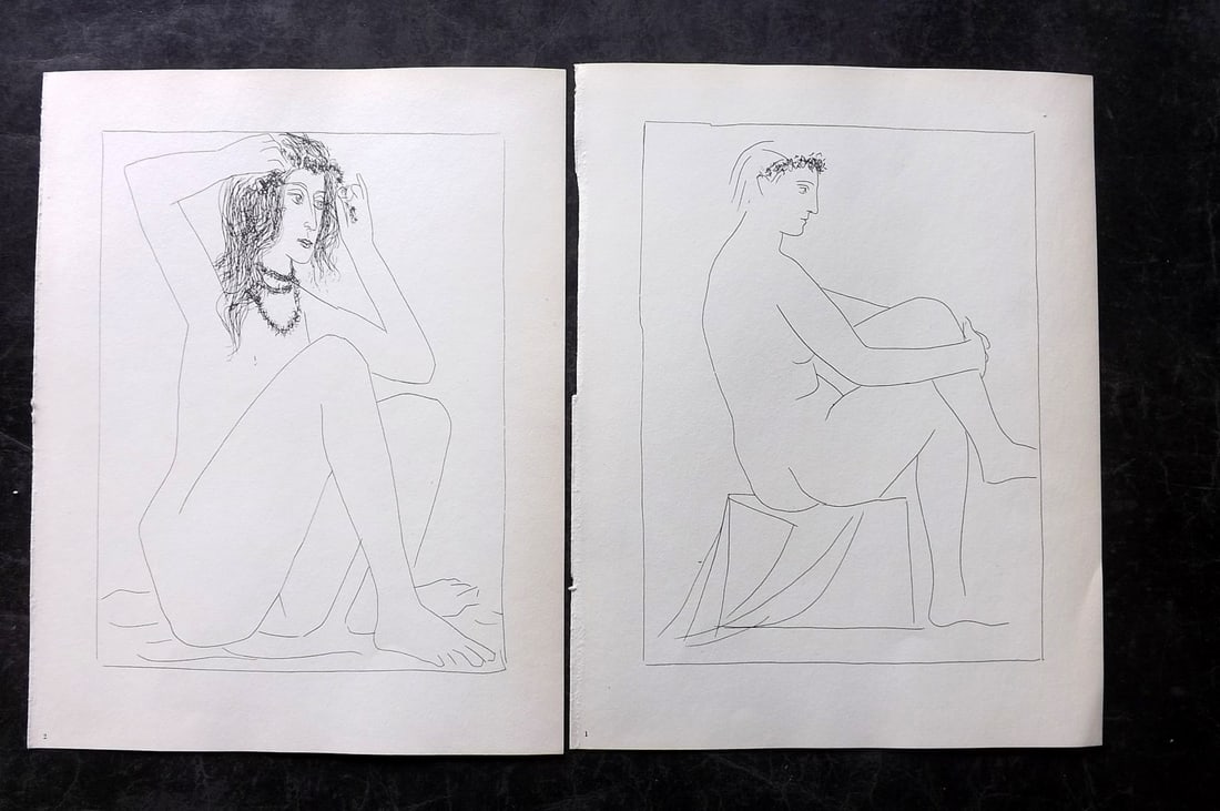 Picasso & Vollard 1956 Pair of Vintage Prints (1 of 2)