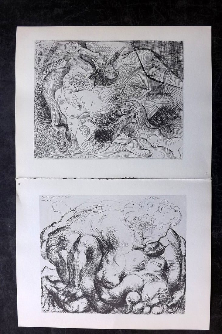 Picasso & Vollard 1956 Pair of Vintage Prints (1 of 2)