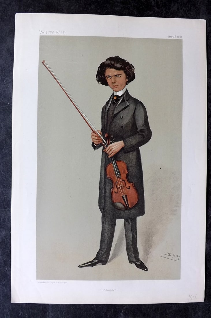 Vanity Fair Print 1903 Jan Kubelik, Violin, Music (1 of 1)
