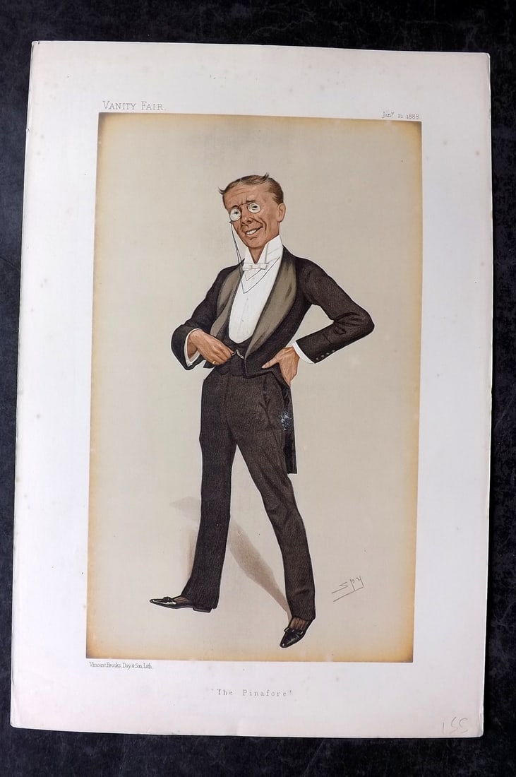 Vanity Fair Print 1888 George Grossmith, Gilbert & Sullivan Theater (1 of 1)