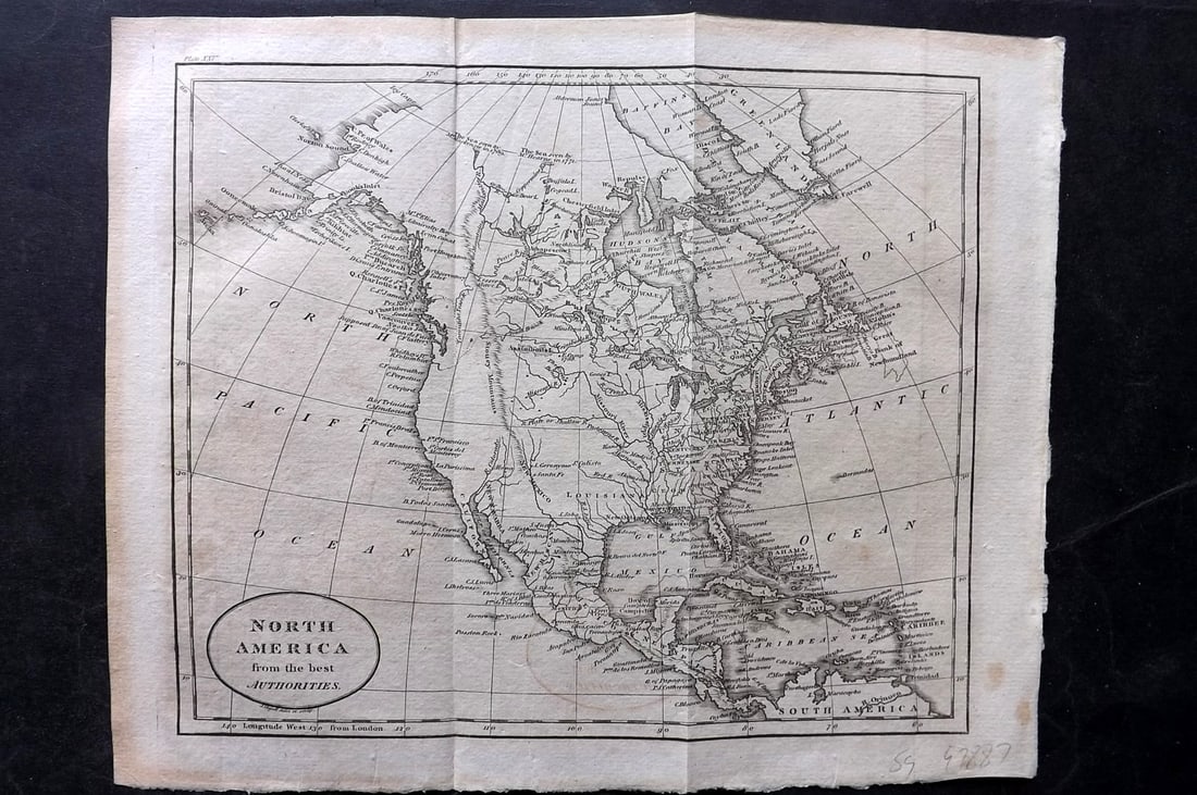 Guthrie, William 1812 Antique Map. North America USA Canada (1 of 1)
