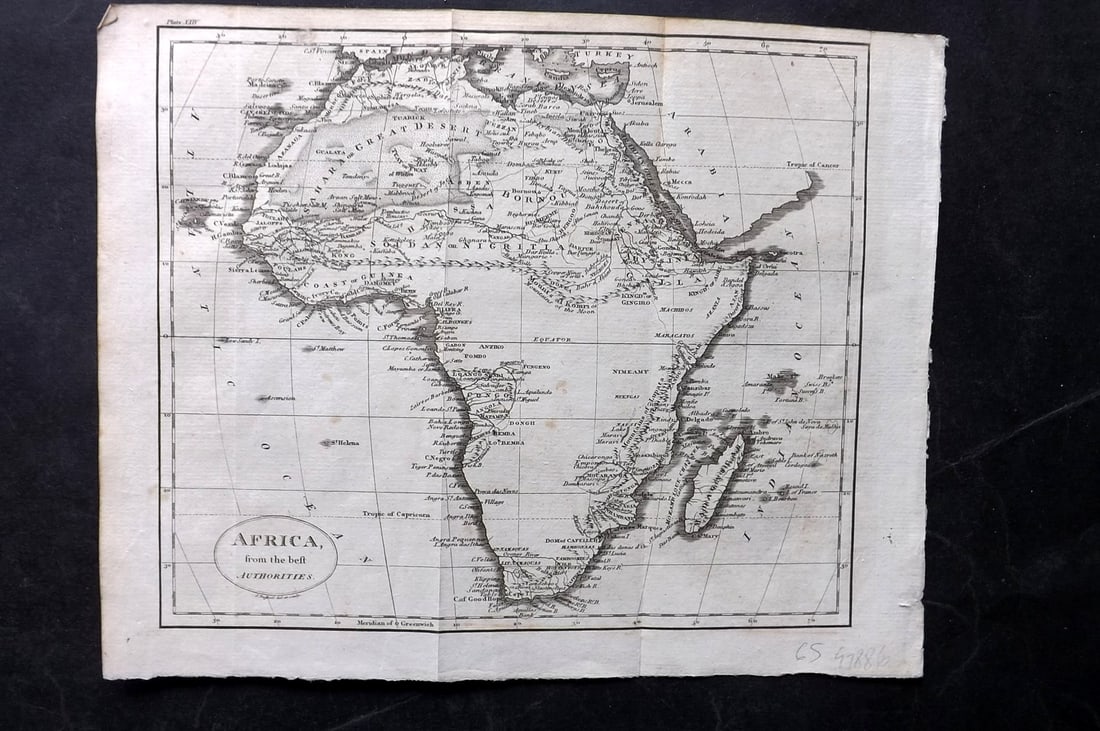Guthrie, William 1812 Antique Map. Africa (1 of 1)