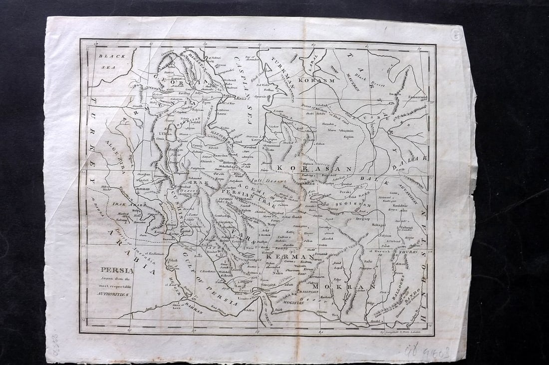 Cooke, George 1801 Antique Map. Persia (1 of 1)