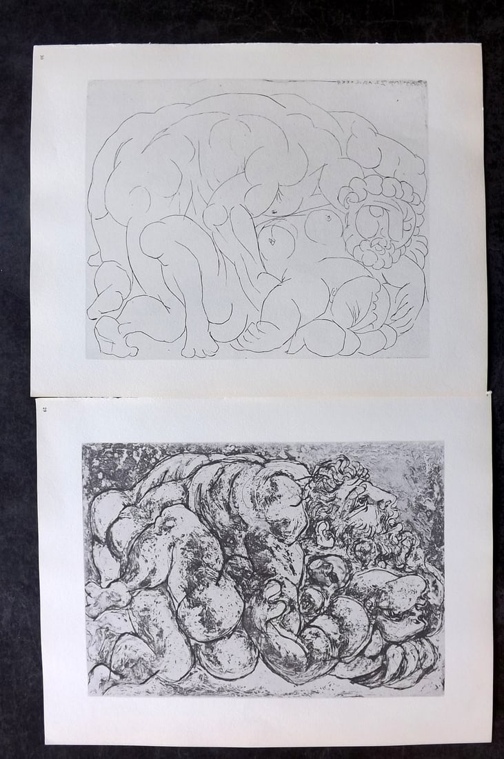 Picasso & Vollard 1956 Pair of Vintage Prints (1 of 2)