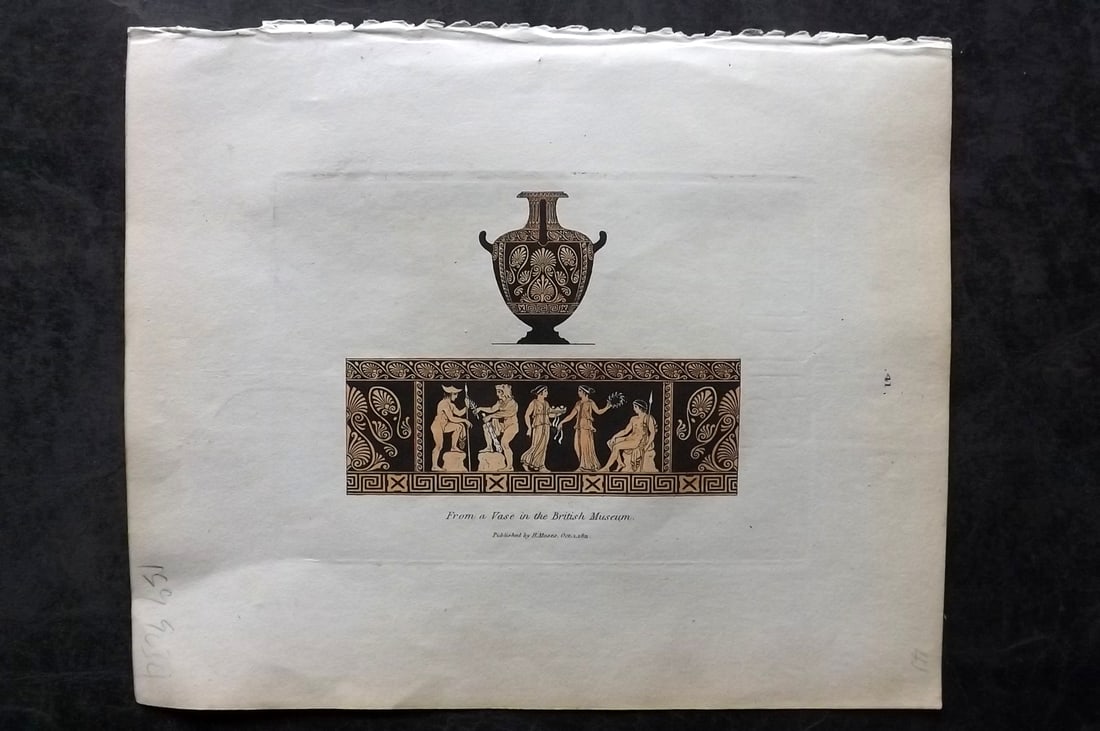 Moses, Henry 1814 Hand Col Print. From a Vase in the British Museum 41 (1 of 1)