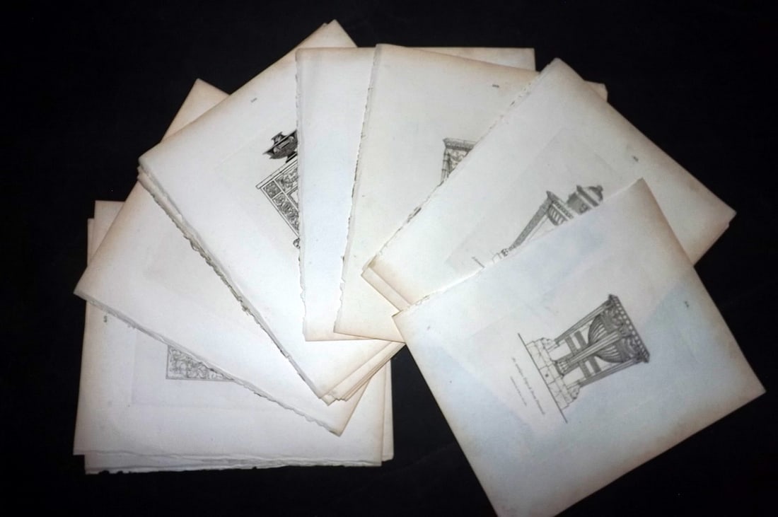 Moses, Henry 1814 Lot of 20 Prints. Etruscan Antiquities (1 of 5)