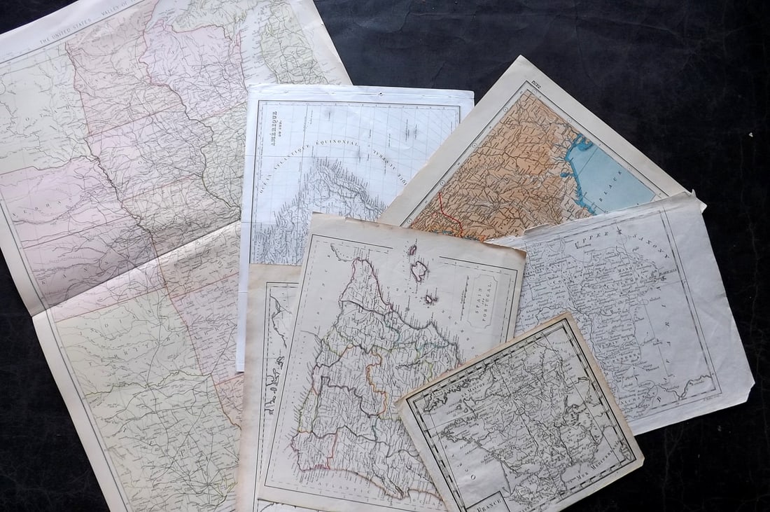 Maps 18th-19th Cent. Mixed Lot 7 (1 of 3)