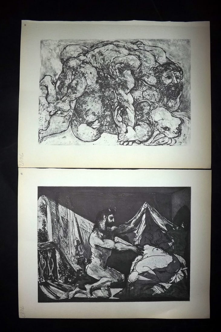 Picasso & Vollard 1956 Pair of Vintage Prints (1 of 2)