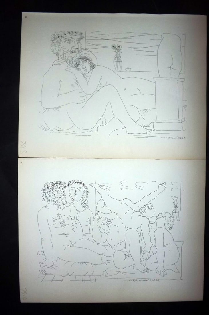 Picasso & Vollard 1956 Pair of Vintage Prints (1 of 2)