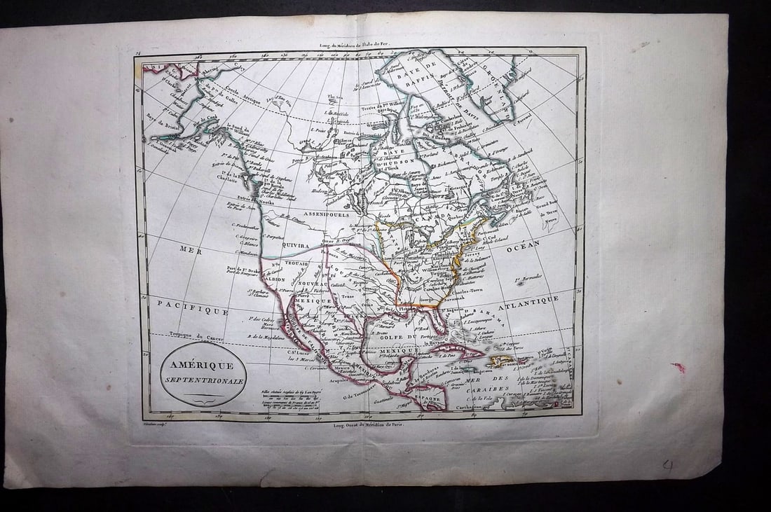 Guthrie, William 1799 Antique Map. North America (1 of 1)