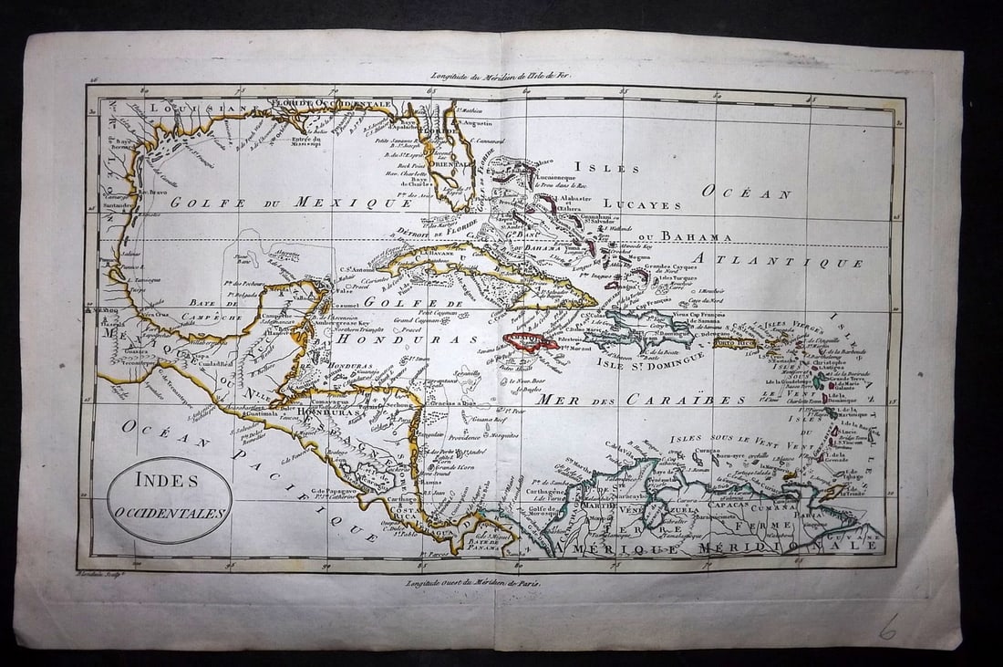 Guthrie, William 1799 Antique Map. West Indies Caribbean (1 of 1)