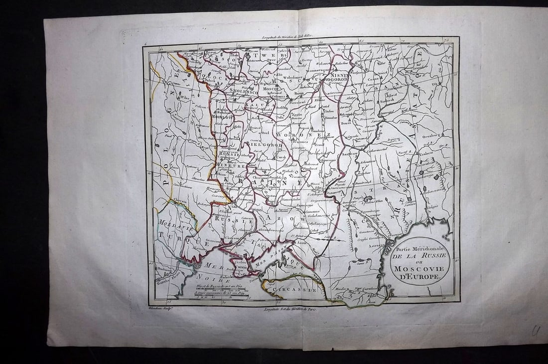 Guthrie, William 1799 Antique Map. Russia in Europe, Ukraine (1 of 1)