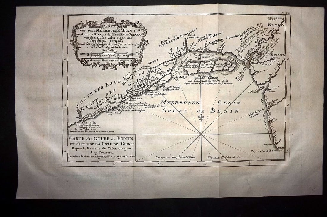Psalmanazar & Sale C1770 Antique Map. Africa Guinea (1 of 1)