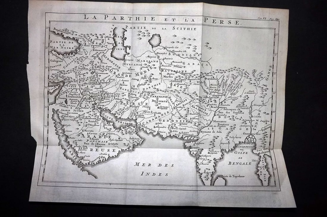 Psalmanazar & Sale C1770 Antique Map. Persia & Arabia (1 of 1)
