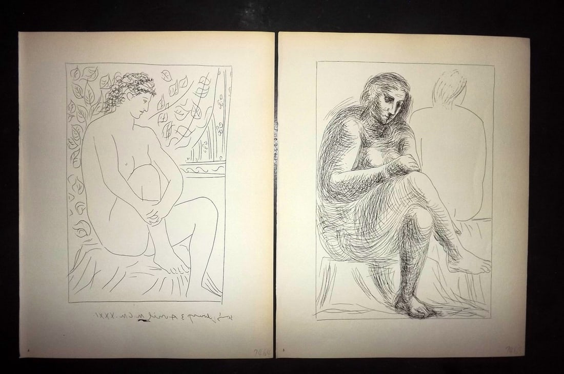 Picasso & Vollard 1956 Pair of Vintage Prints (1 of 2)
