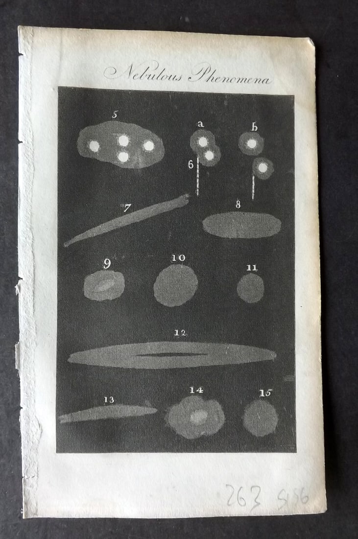 Squire 1820 Astronomy Print. Nebulous Phenomena (1 of 1)