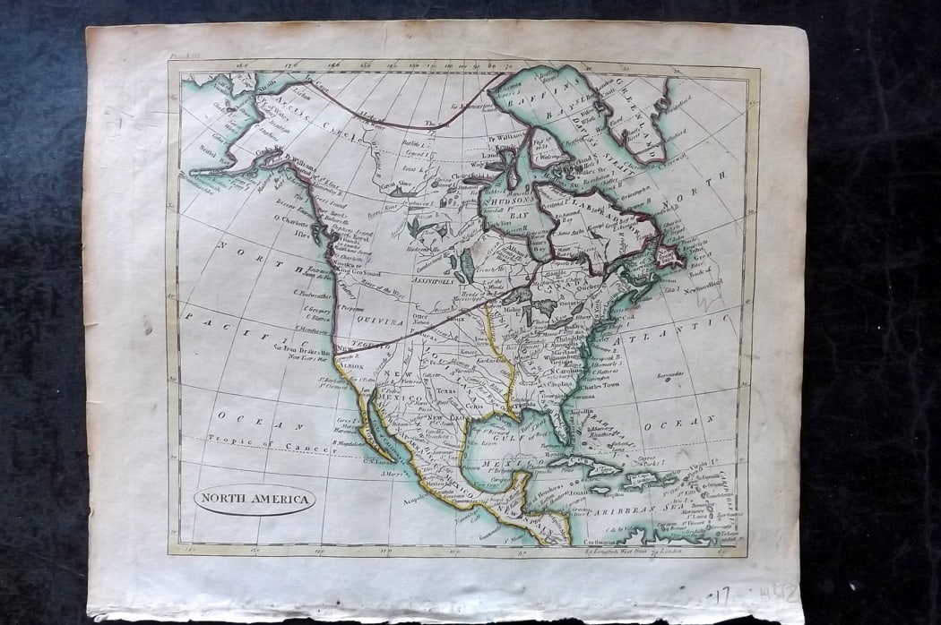 Payne, John 1809 Hand Col Map. North America. USA Canada (1 of 1)