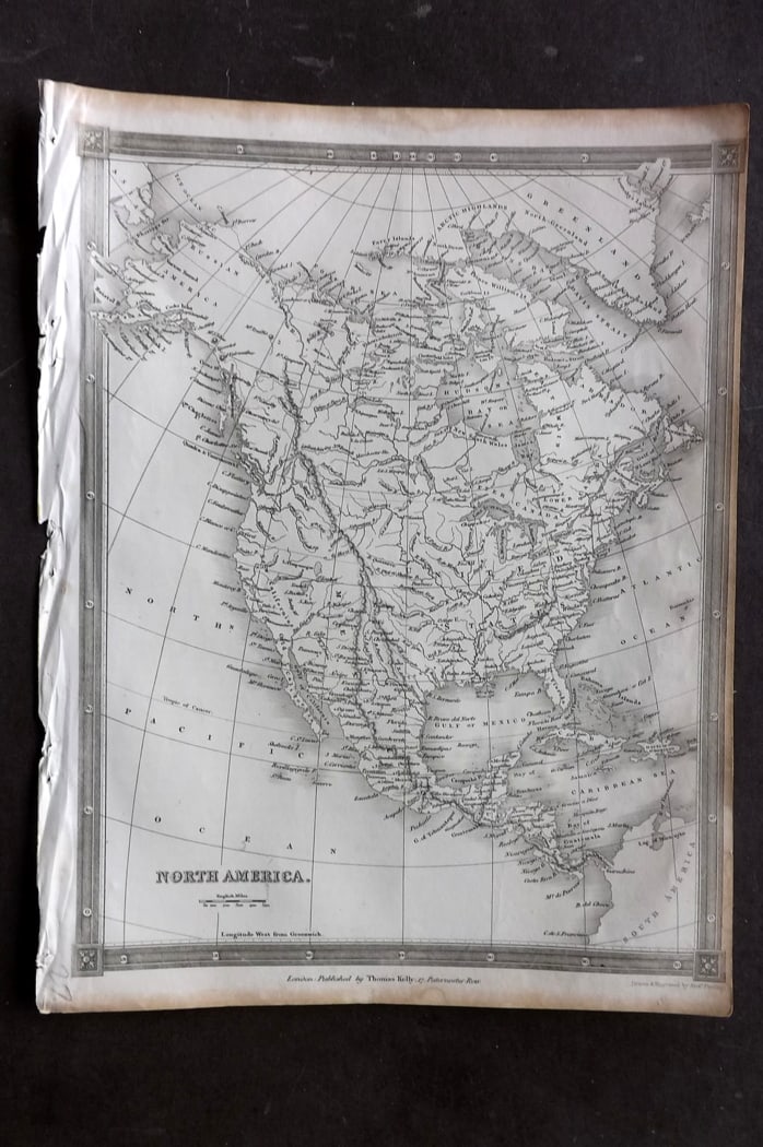 Findlay, Alexander 1841 Antique Map. North America (1 of 1)