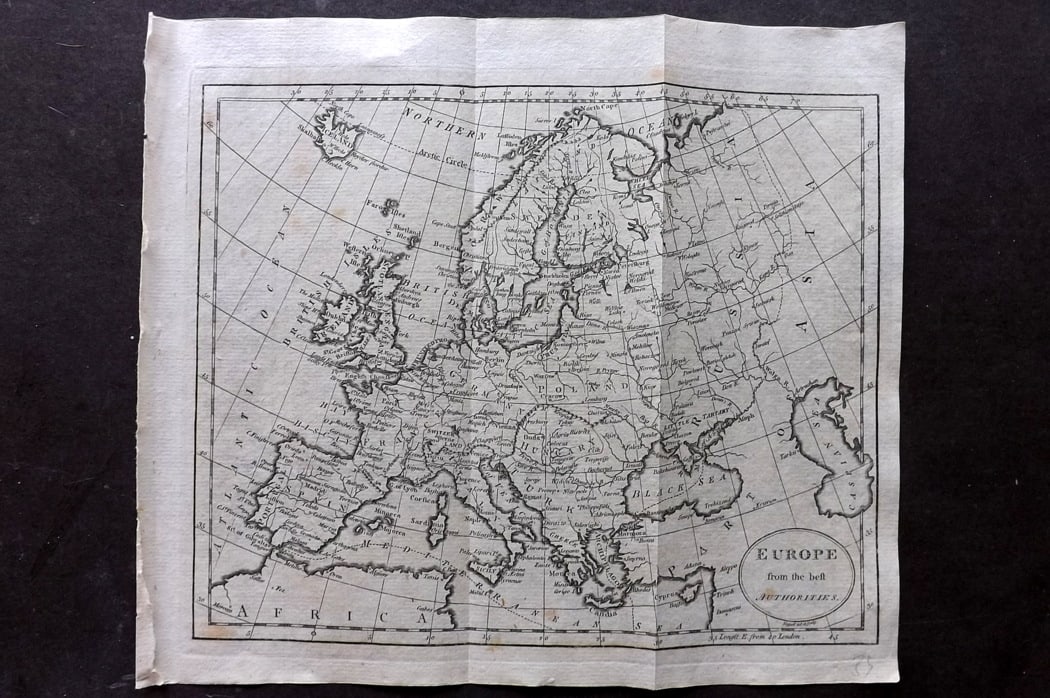 Guthrie, William 1794 Antique Map. Europe (1 of 1)