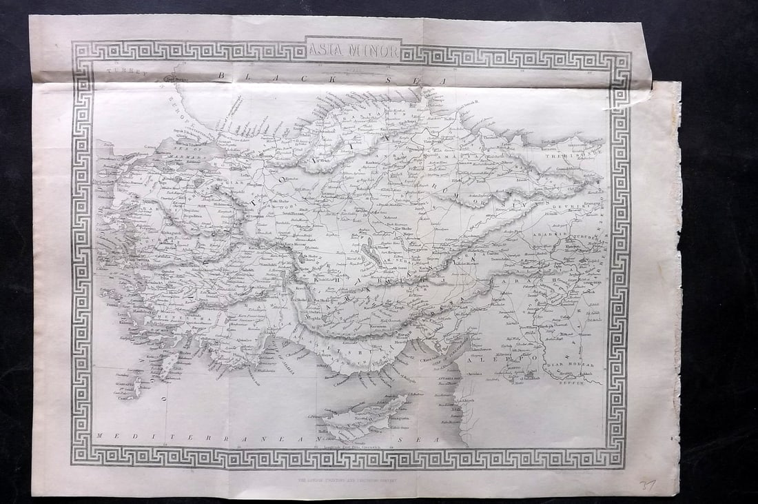Rapkin, John 1860 Antique Map. Asia Minor (1 of 1)