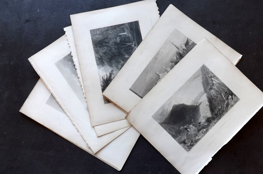 Bartlett America 1840 Lot of 11 Steel Engraved USA Views (1 of 4)