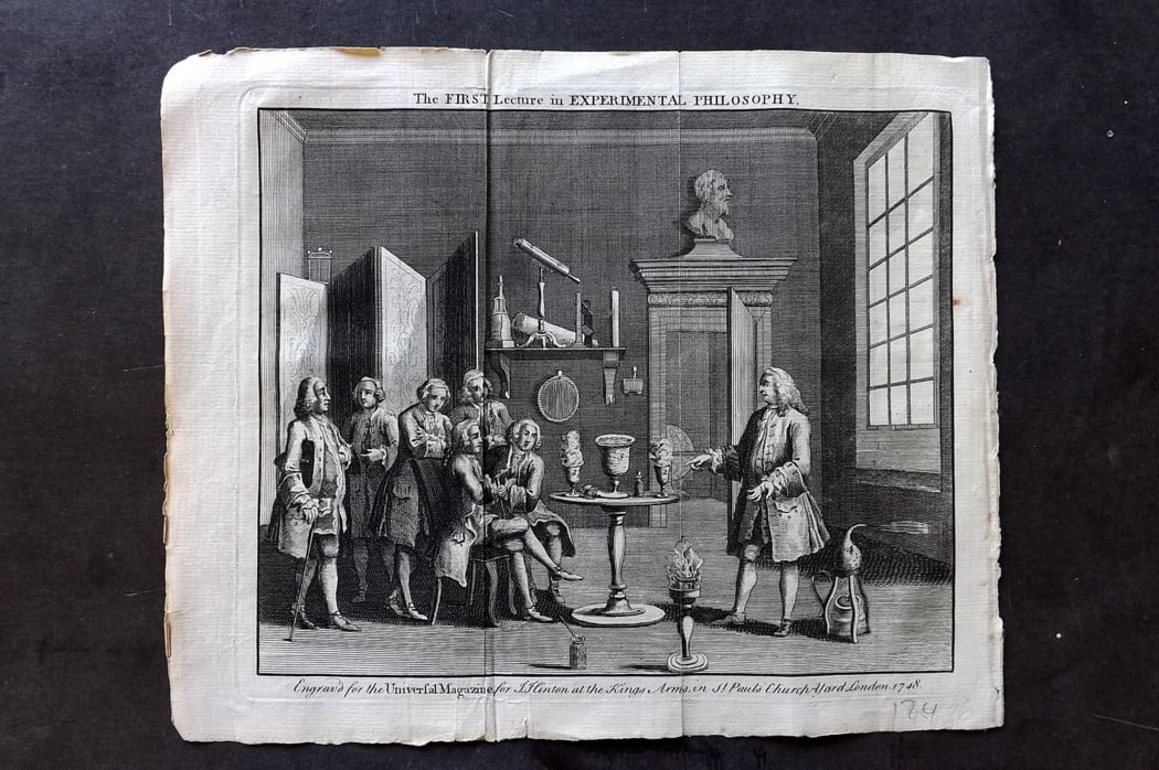 Universal Mag. 1748 Print. First Lecture in Experimental Philosophy (1 of 1)