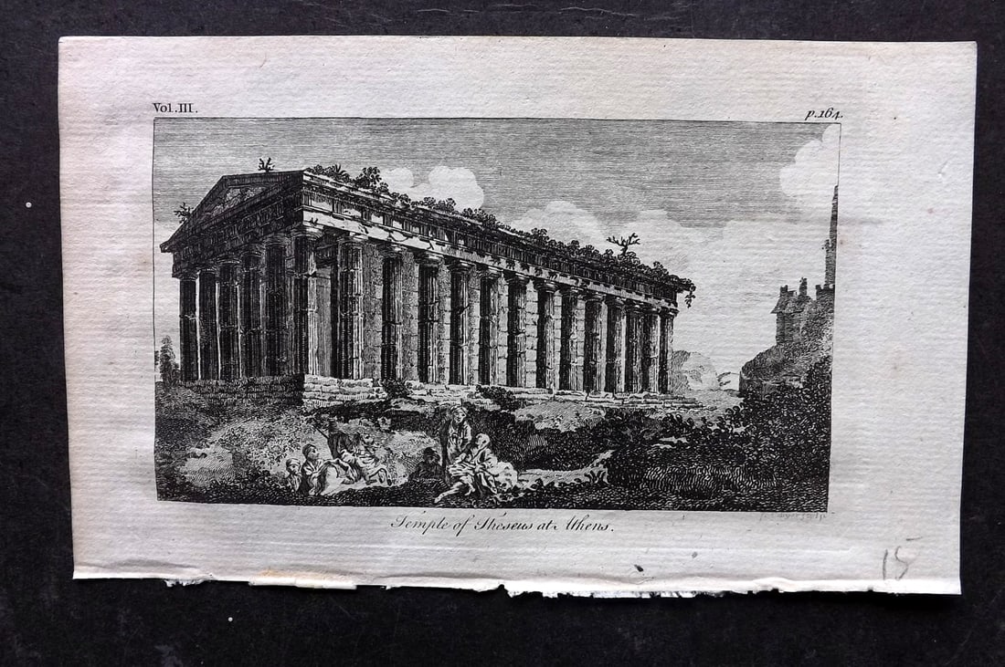 Newbery & Carnan (Pub) 1768 Antique Print. Greece - Athens Templ of Theseus (1 of 1)