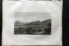 Kelly, Christopher 1841 Antique Print. Geneva, Switzerland