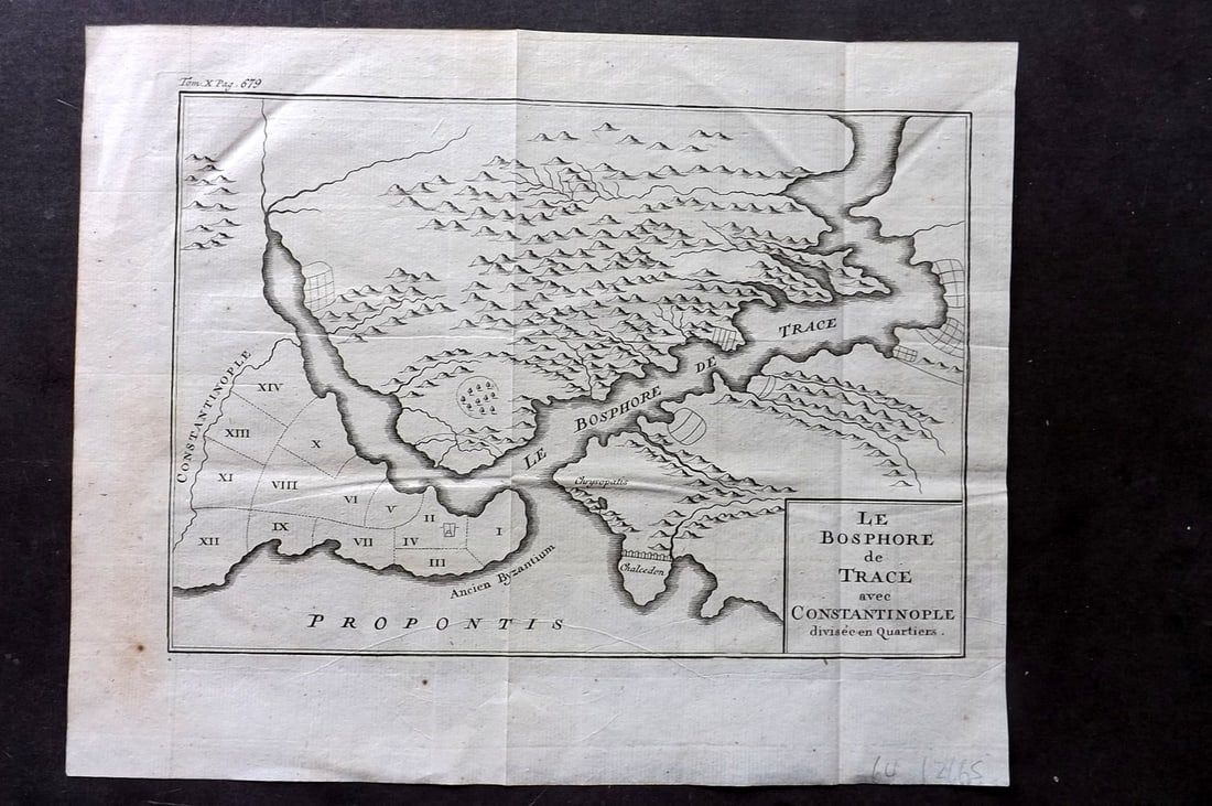 Psalmanazar & Sale C1770 Le Bosphore de Trace avec Constantinople Turkey Thrace (1 of 1)