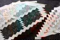 Fischbach, Frederick 1884 Lot of 10 Folio Textile Prints