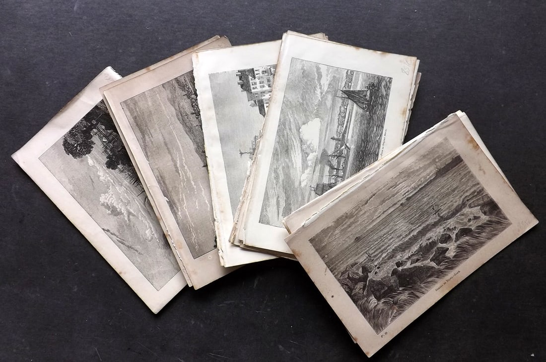 Beeton, Samuel 1868 Lot of 19 World Views (1 of 4)