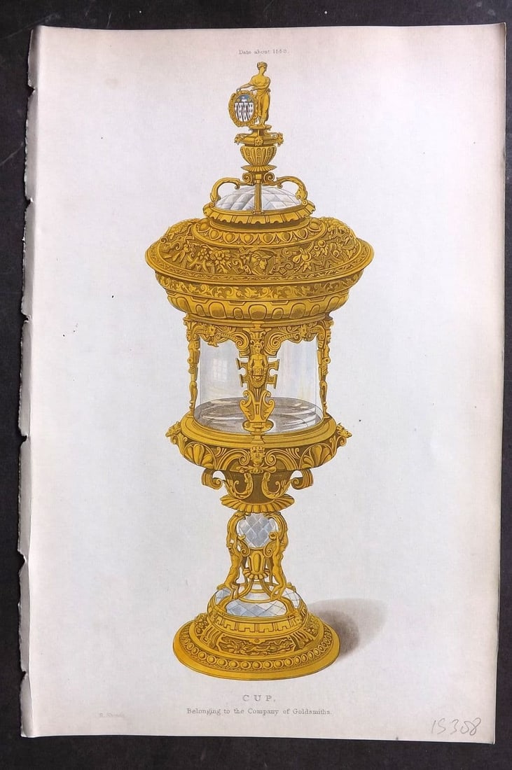 Shaw, Henry 1843 HC Print Cup belonging to the Company of Goldsmiths C1558 (1 of 1)