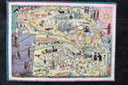 Hader, Berter & Elmer 1932 United States Pictorial Map. Kansas & Nebraska