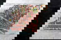 Stow, John 1720 LG Hand Col London Map. Tower Street Ward