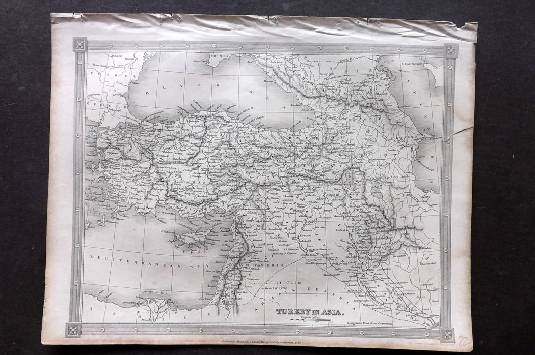 Findlay, Alexander 1841 Antique Map. Turkey in Asia (1 of 1)
