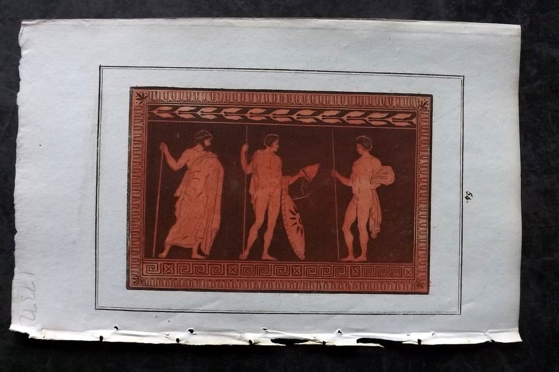 d'Hancarville & David 1785 HCol Etruscan, Greek & Roman Vase Profile Print 54 (1 of 1)