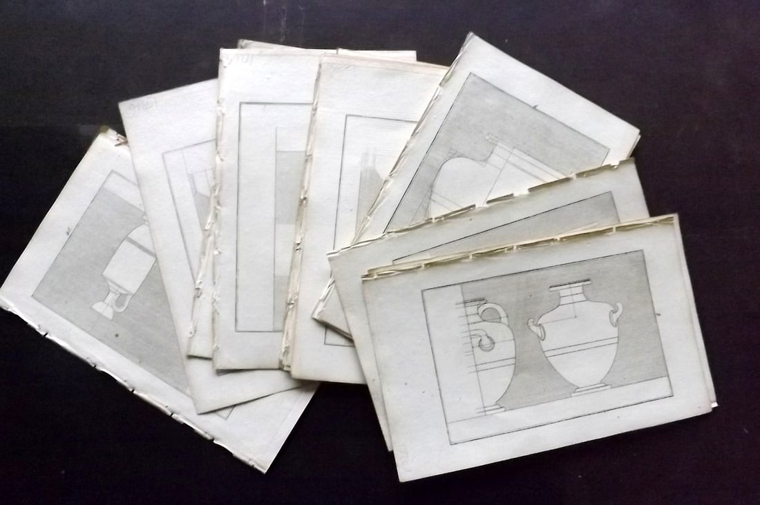 d'Hancarville & David 1785 Lot of 20 Etruscan, Greek & Roman Vase Print (1 of 4)