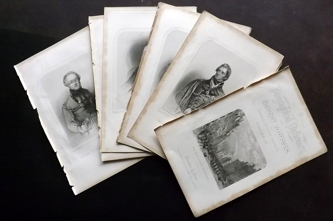 Chambers, Robert 1857 Lot of 10 Scottish Portraits (1 of 3)