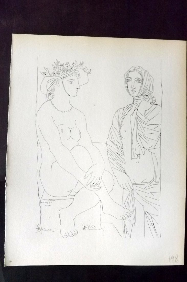 Picasso Vollard Suite 1956 Print. Two Women 79 (1 of 1)