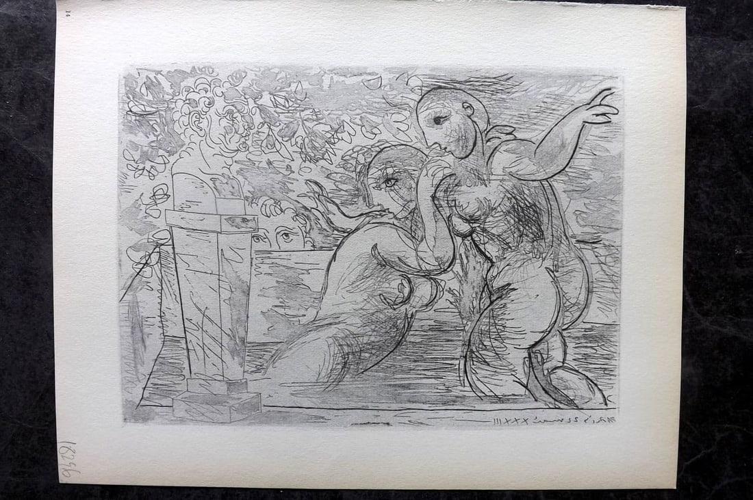 Picasso Vollard Suite 1956 Print. Two Nudes Bathing 14 (1 of 1)