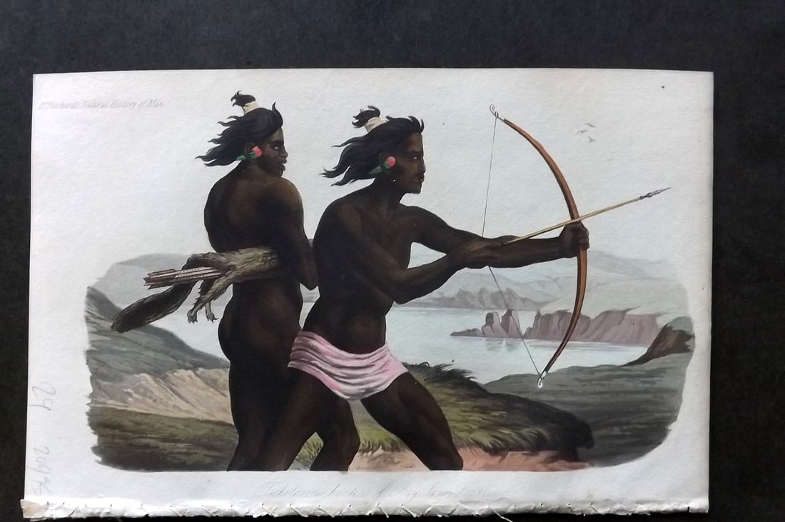 Prichard, James 1848 Hand Col Print. Hunters of Bay San Francisco. California USA 39 (1 of 1)
