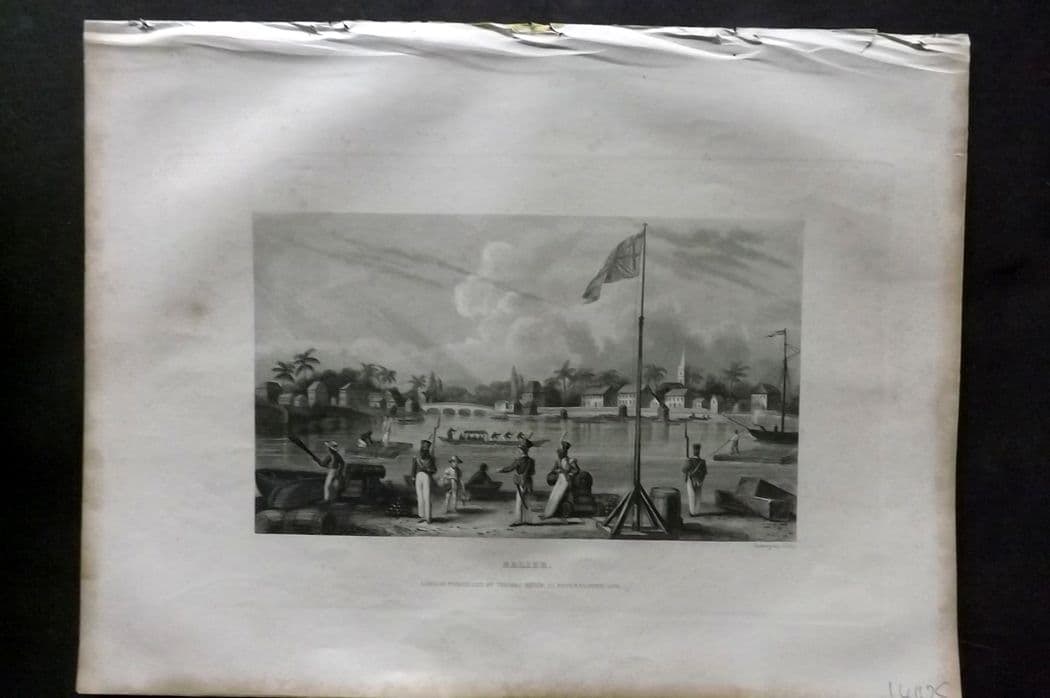 Kelly, Christopher 1841 Antique Print. Balize (1 of 1)