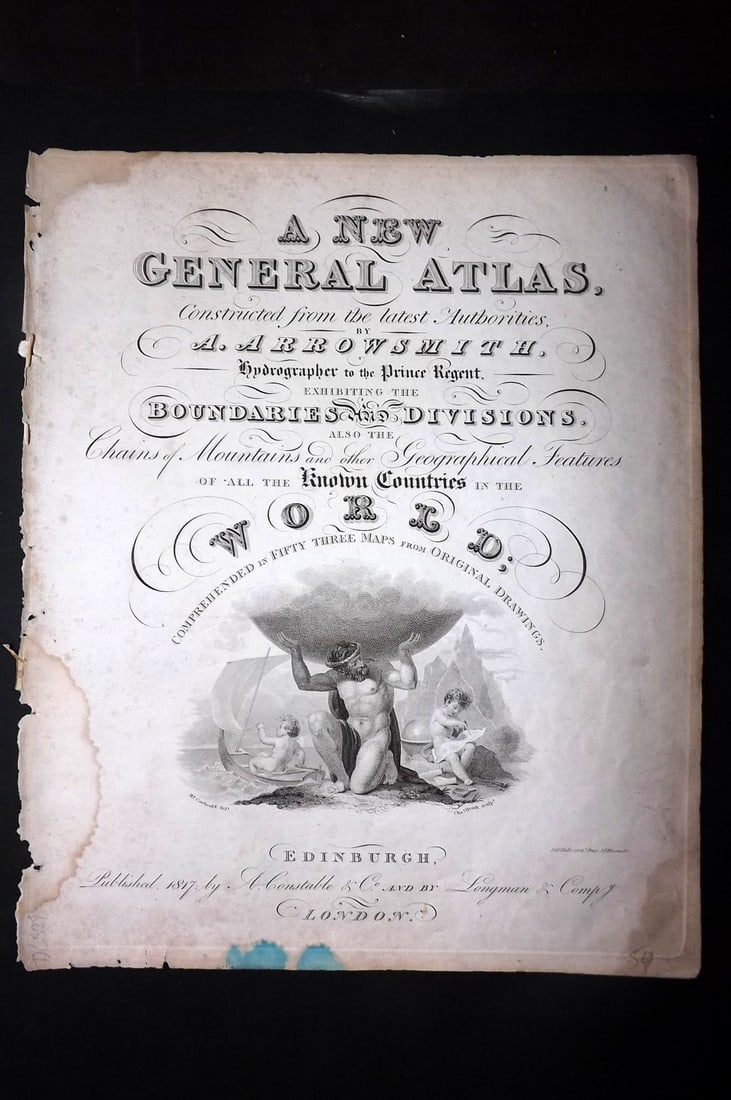 Arrowsmith, Aaron 1817 A New General Atlas Illus. Title Page (1 of 1)