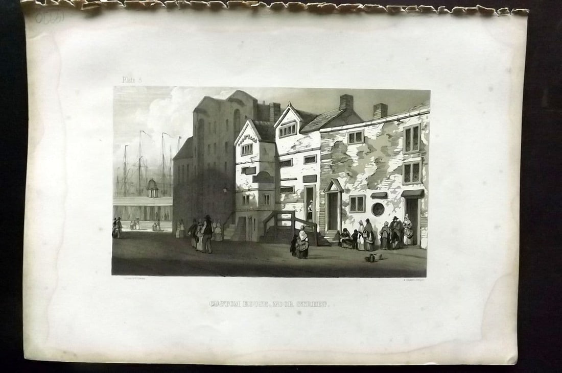 Herdman - Liverpool 1856 Folio Print. Custom House, Moor Street 05 (1 of 1)