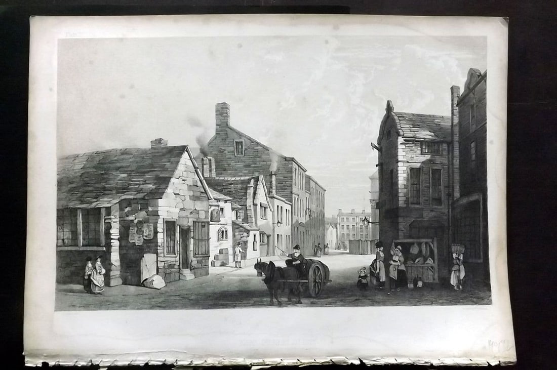 Herdman - Liverpool 1856 Folio Print. High Street in 1797 07 (1 of 1)