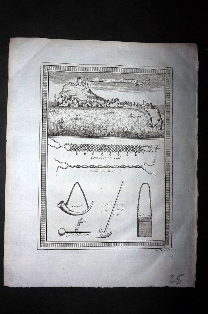 Prevost, Antoine C1760 Print. Goree, Dakar, Senegal (1 of 1)