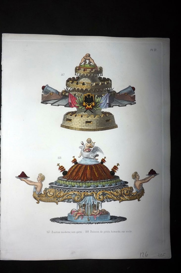 Dubois, Urbain & Emile 1876 Folio Hand Col Food Print 27 (1 of 1)