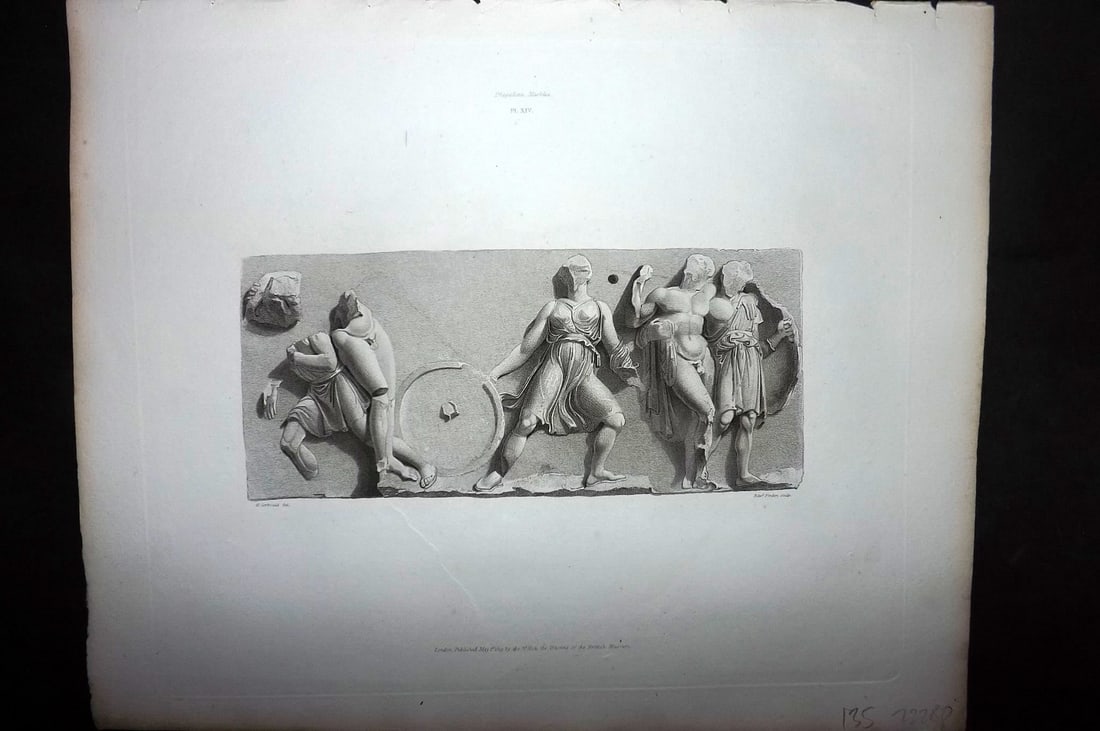 BM Marbles 1820 Bas relief representing Combat between Greeks & Amazons 14 (1 of 1)