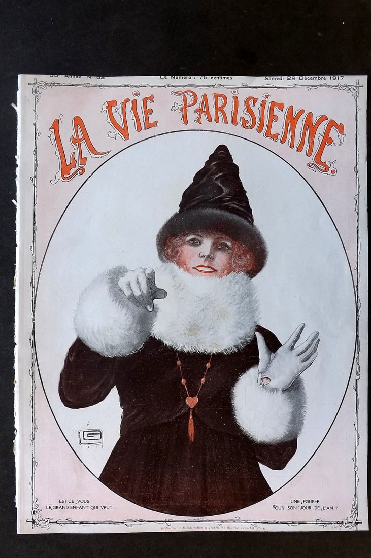 La Vie Parisienne 1917 Art Deco Print. Est Ce Vous? by Leonnec (1 of 1)