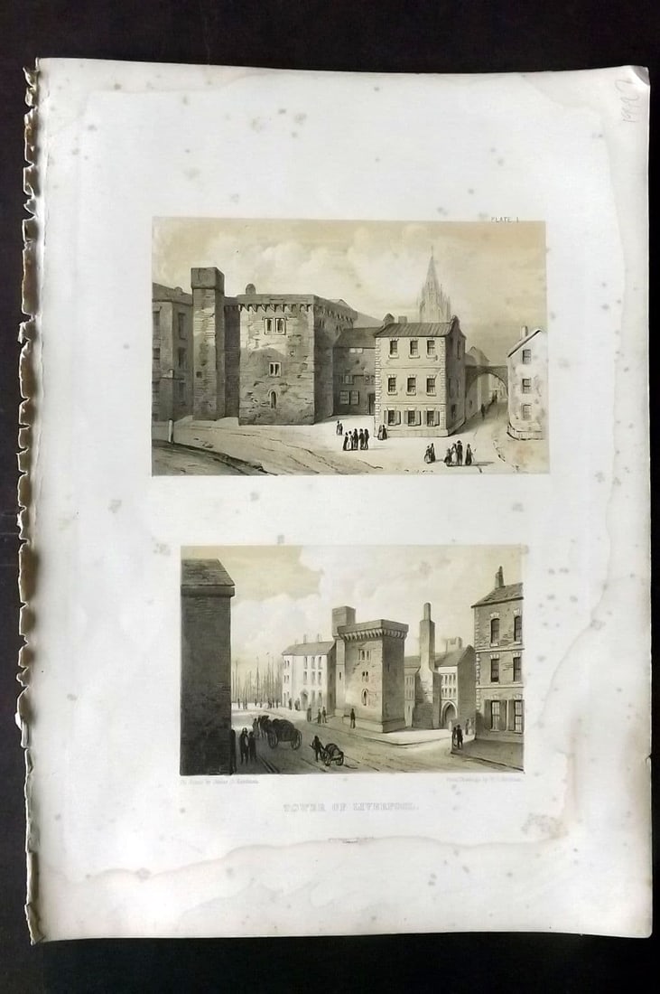 Herdman - Liverpool 1856 Folio Print. Tower of Liverpool 01 (1 of 1)